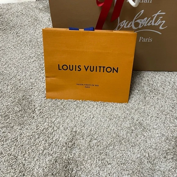 Christian Louboutin Brown Shopping Bag with and small LV bag - selling together - Picture 4 of 4